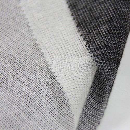 Lightweight Suit Coat Interfacing, 60" x 100 Yards, White & Black  