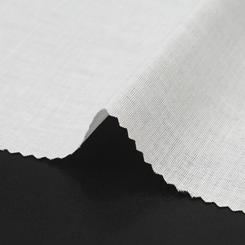 Mid Weight Cotton Fusible Interfacing, 44" x 100 Yards, White & Black