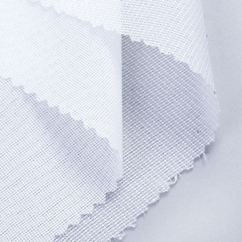 Medium Weight Tricot Fusing Fabric, 60" x 100 Yards, White & Black