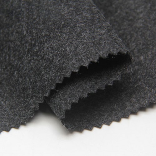100% Polyester Under Collar Felt, 35" x 30 Yards, White & Black & Grey