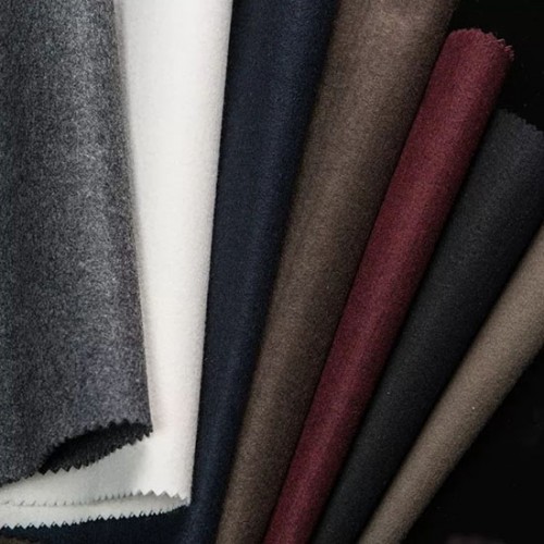 100% Polyester Under Collar Felt, 35" x 30 Yards, White & Black & Grey