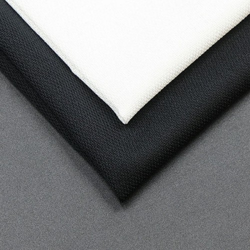 Heavyweight Woven Fusible Interlining, 60" x 100 Yards, White & Black